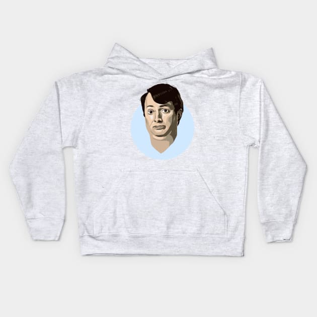 Mark Corrigan Kids Hoodie by BobbyShaftoe